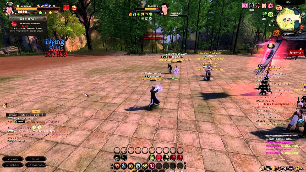 Age of Wushu PVP Catastrophe Series - Against Dragon Subduing 18 Palms (Falls The Dragon 18 Palms)