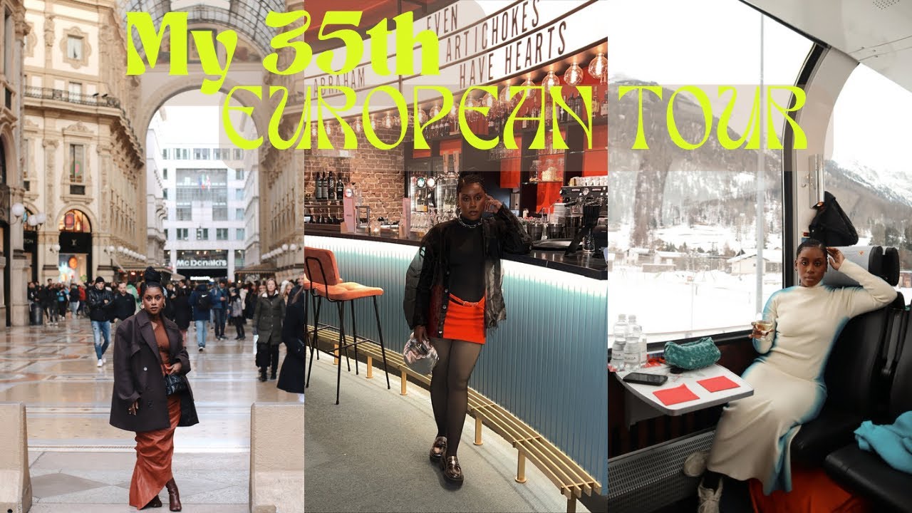 35th Birthday European Tour VLOG | Amsterdam, Milan, Como & Zurich | Panoramic Train in Swiss ALPS
