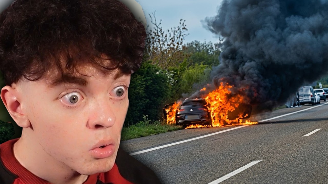 Auto EXPLODIERT auf der Autobahn?! 💥😱
