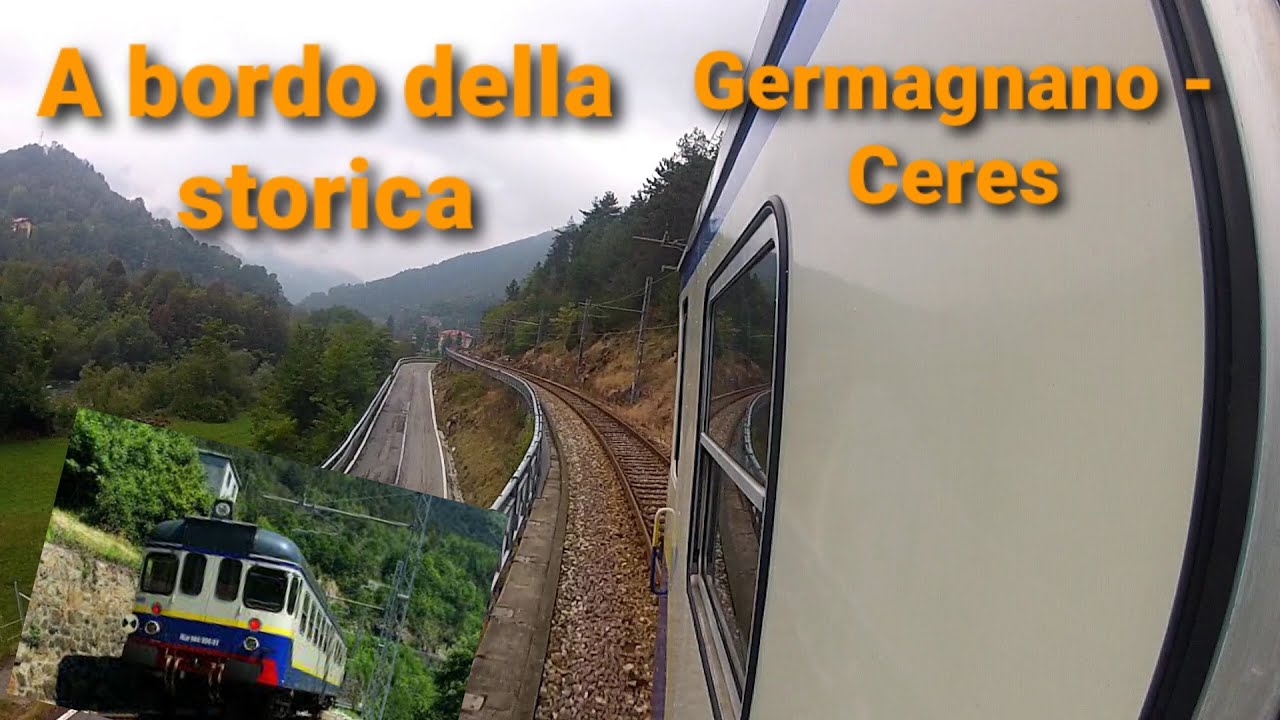 Ferrovia TORINO - CERES, TRAGITTO COMPLETO Germagnano - Ceres a bordo!