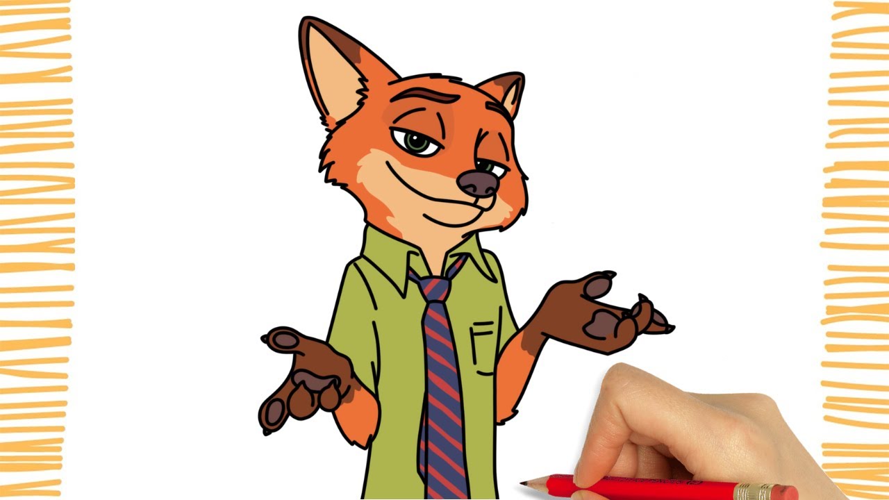 Como Desenhar NICK WILDE