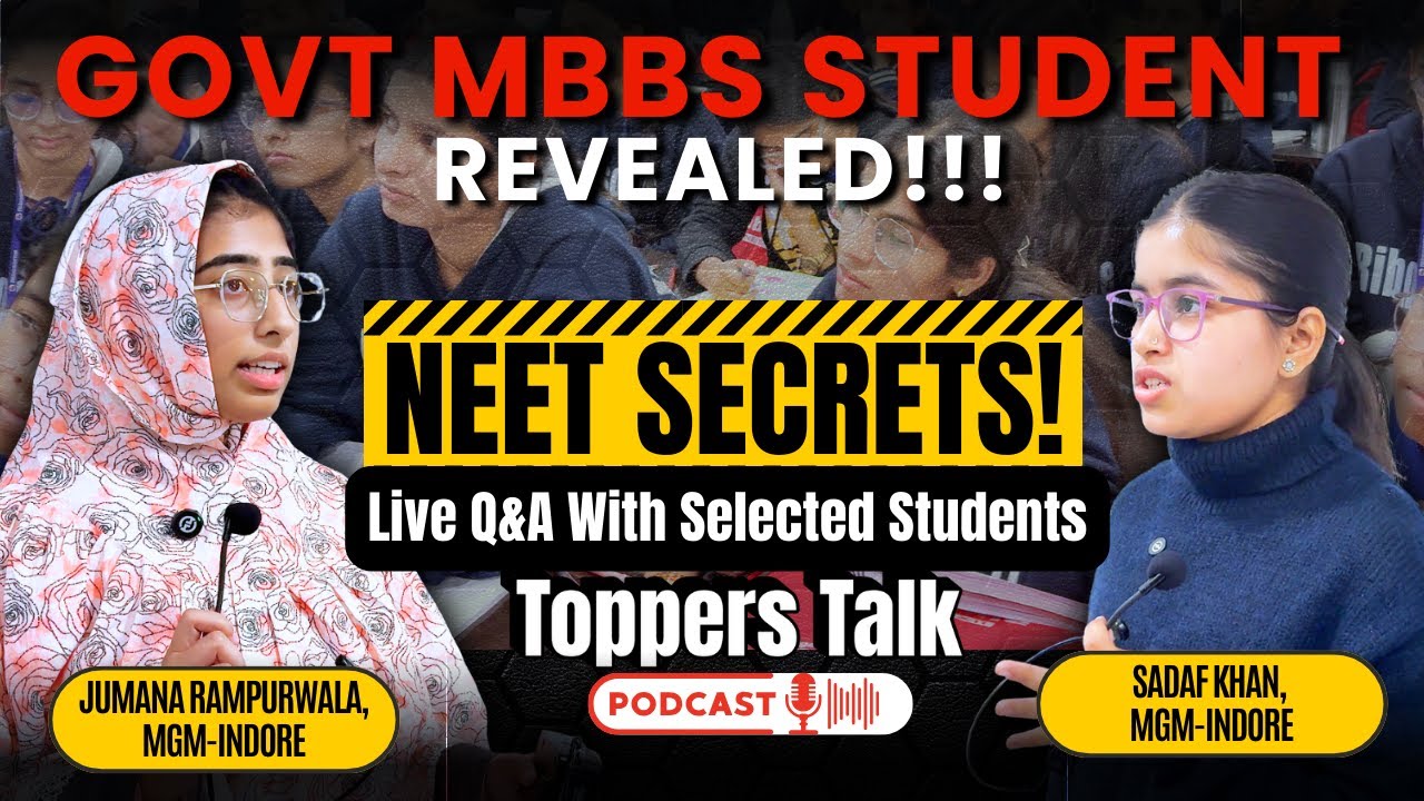 Govt. MBBS Students Revealed NEET Secrets! 😱 | Live Q&A With Selected Students