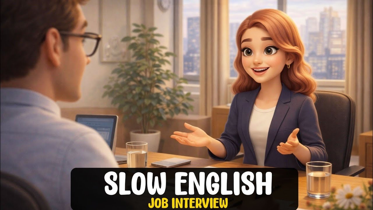 Job Interview | Real-Life English Conversation | Slow English | Easy English