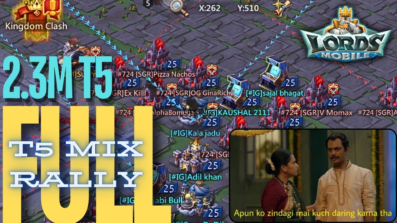 Lordsmobile : KVK FREE TO PLAY TRAP , Burn OR CAP (in hindi)