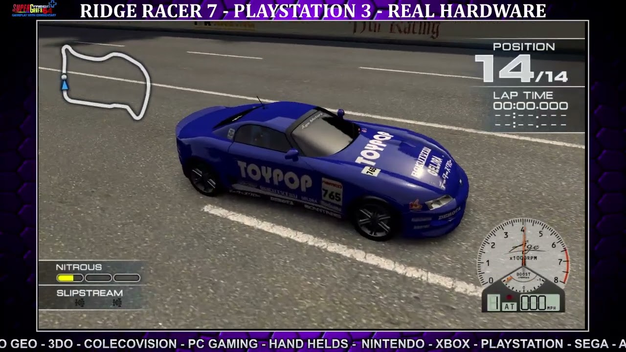 RIDGE RACER 7 - PLAYSTATION 3 - REAL HARDWARE
