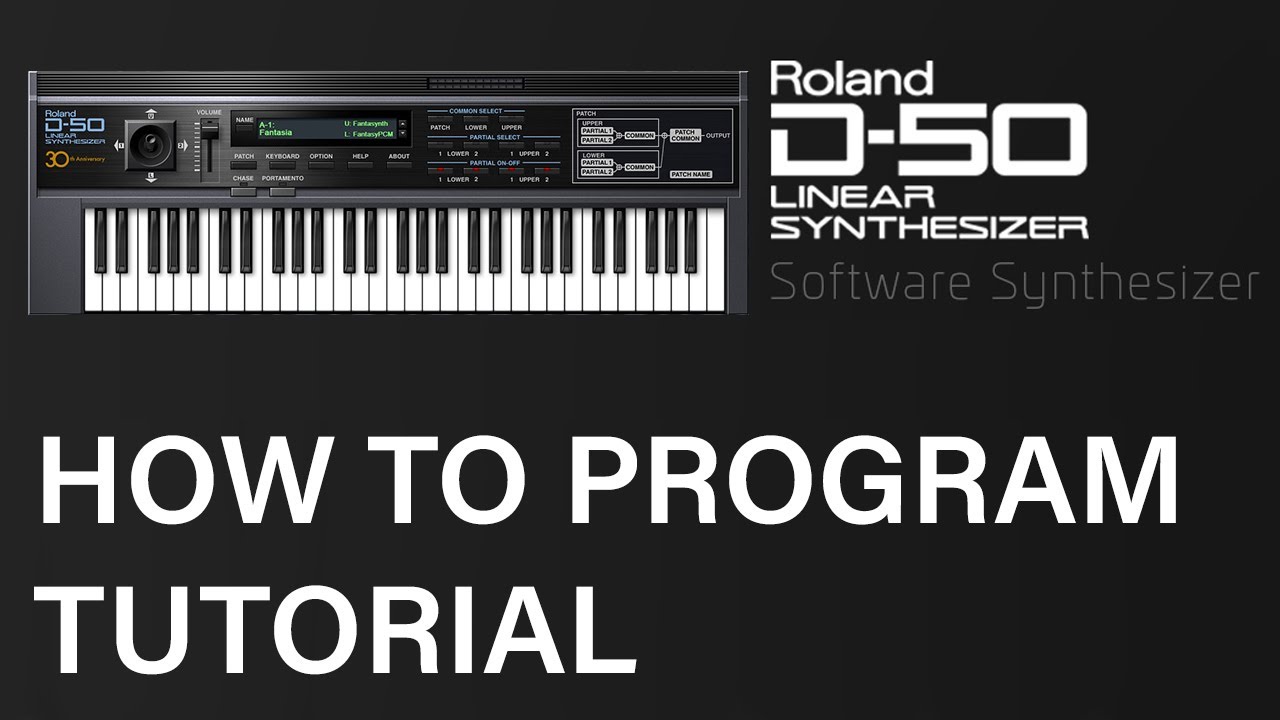 How to program a Roland D-50 !!