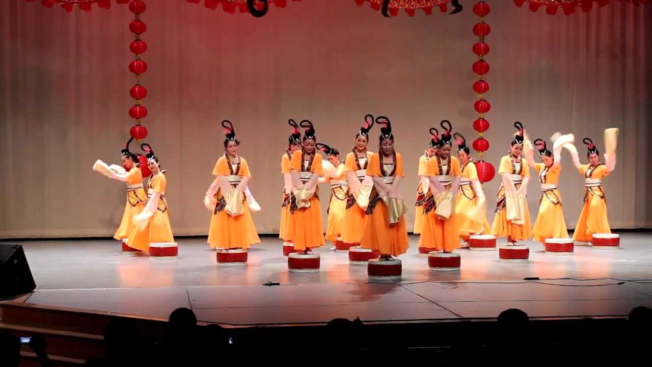 2013年印城华人春节联欢会 相和歌 Chinese Classical Drum Dance At ICCCI
