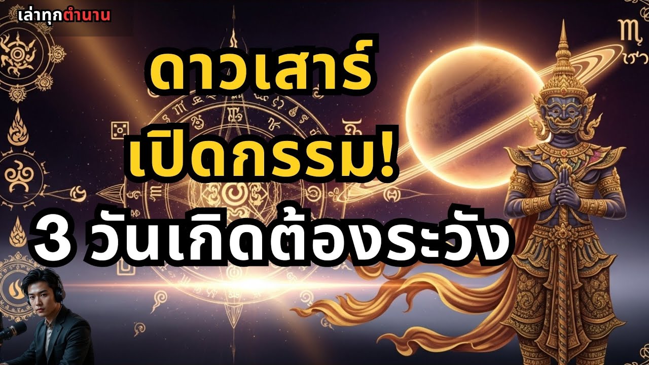 “3 วันเกิดเจ้ากรรมนายเวรแรง เสาร์เรียกกรรมเก่า” “ดาวเสาร์เปิดกรรม! 3 วันเกิดต้องระวัง”