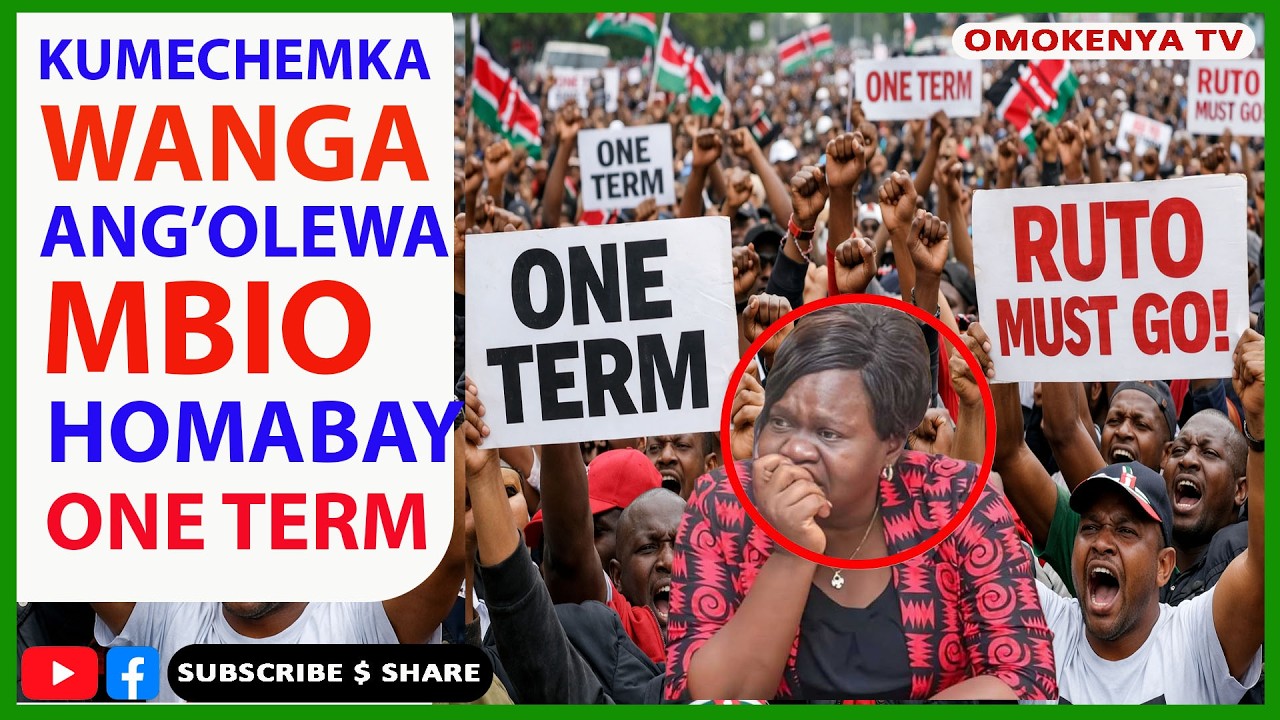 Breaking News: Gavana Wanga,Oburu Wanusurika Wang'olewa Mbio Kwa Mkutano Kimadharau