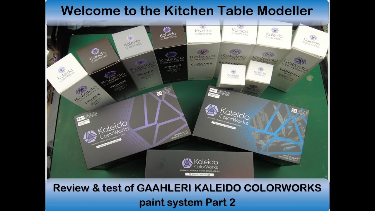 Gaahleri Kaleido Colorworks Paint System   Review and Test Pt2