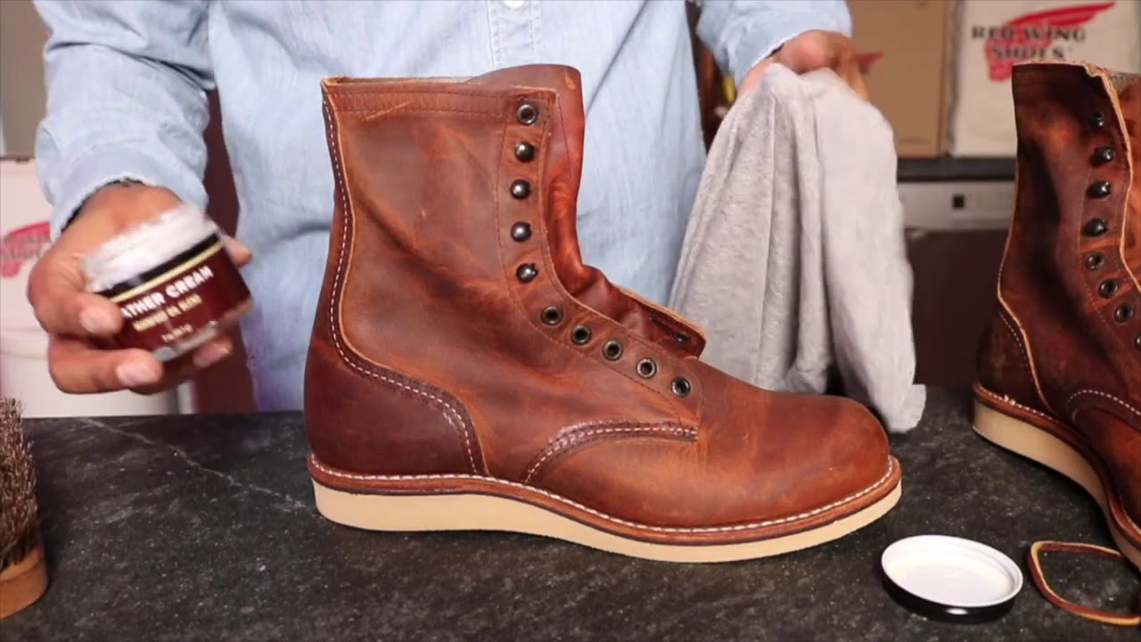 Conditioning The Red Wing 4572 with Leather Cream