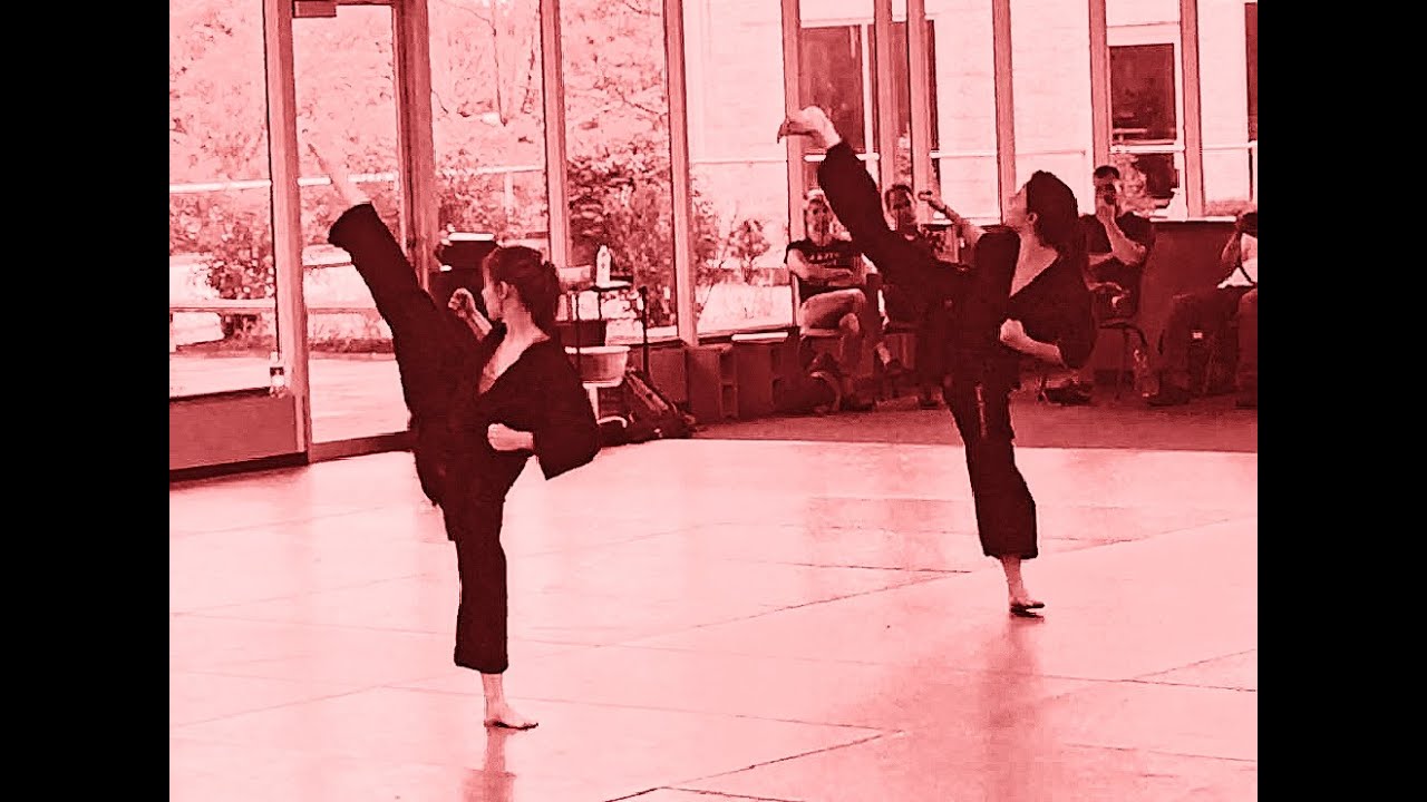 Chloe and Grace Bruce - Amazing Kick Demo