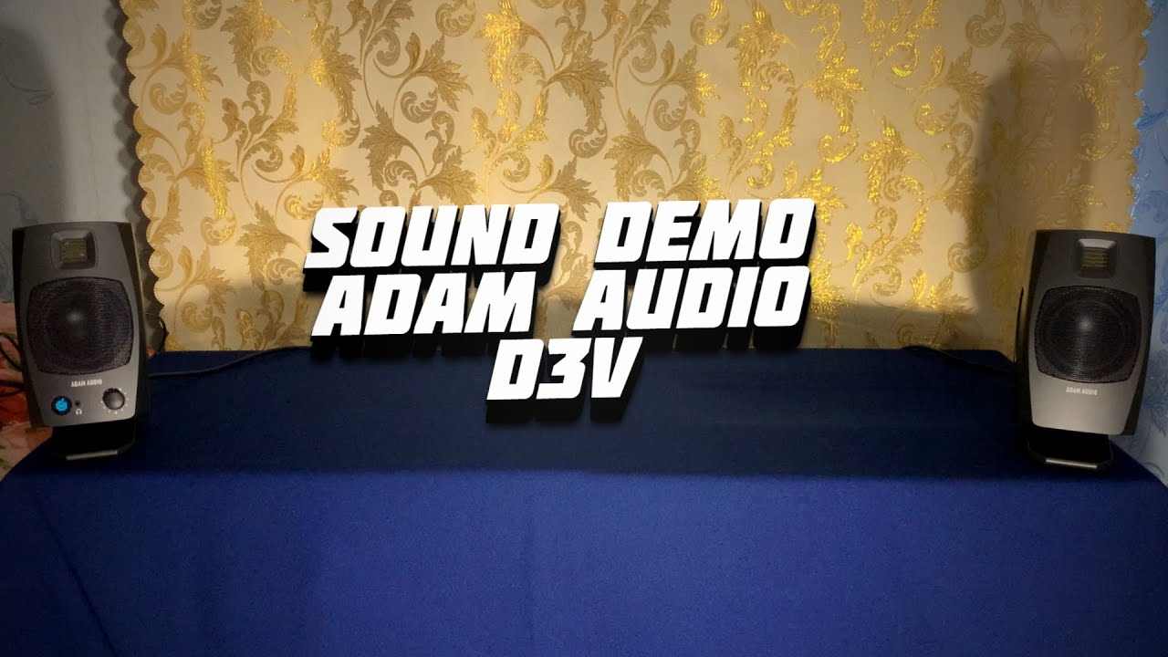 SOUND DEMO / Adam Audio D3V / COMPARISON WITH ORIGINAL TRACK