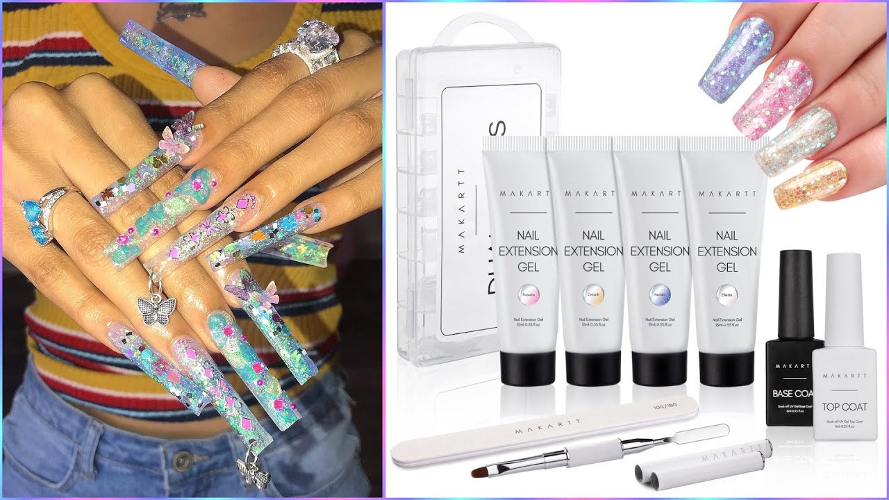 MAKARTT NEW A Fairy Gathering POLYGEL KIT! DO IT YOURSELF NAILS AT HOME FOR BEGINNERS! EXTRA AF