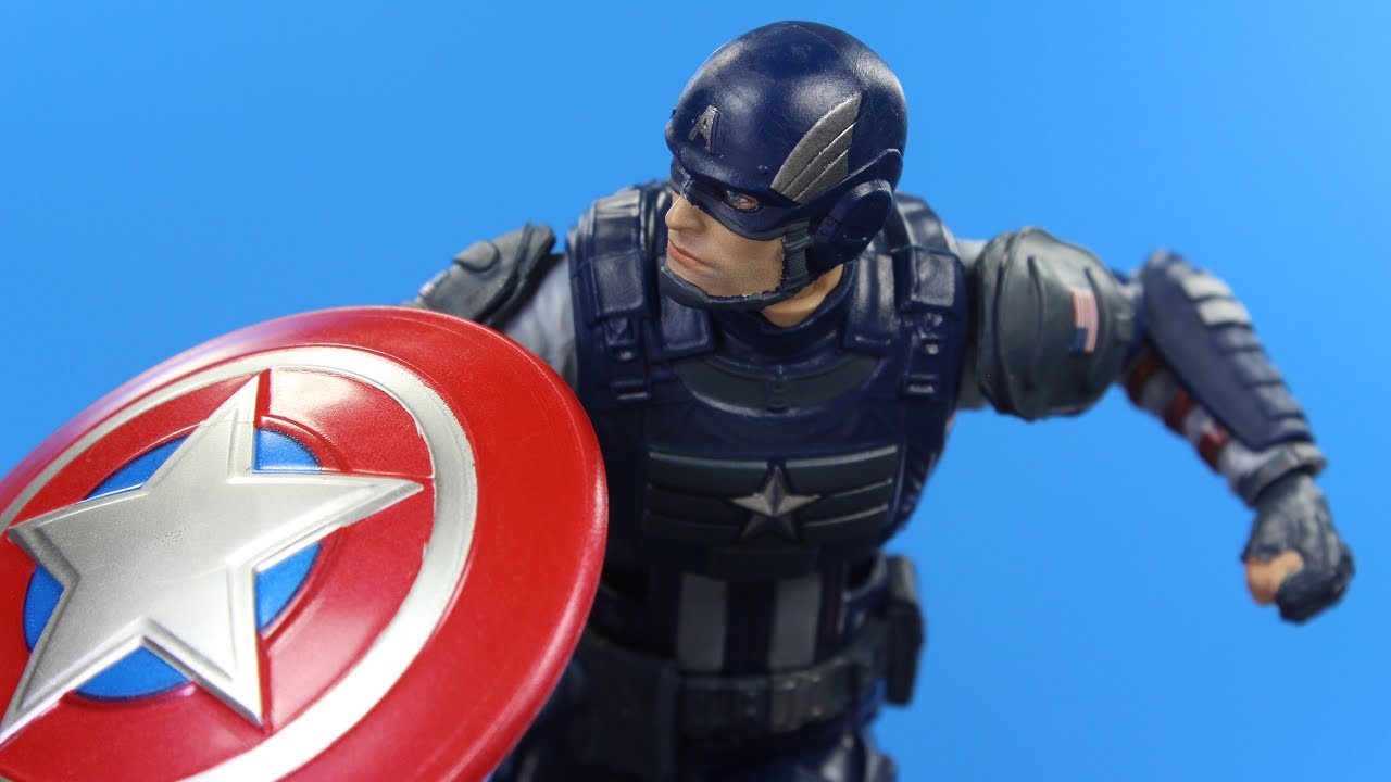MARVEL LEGENDS CAPTAIN AMERICA GAMERVERSE AVENGERS (ABOMINATION BAF SERIES) ACTION FIGURE REVIEW