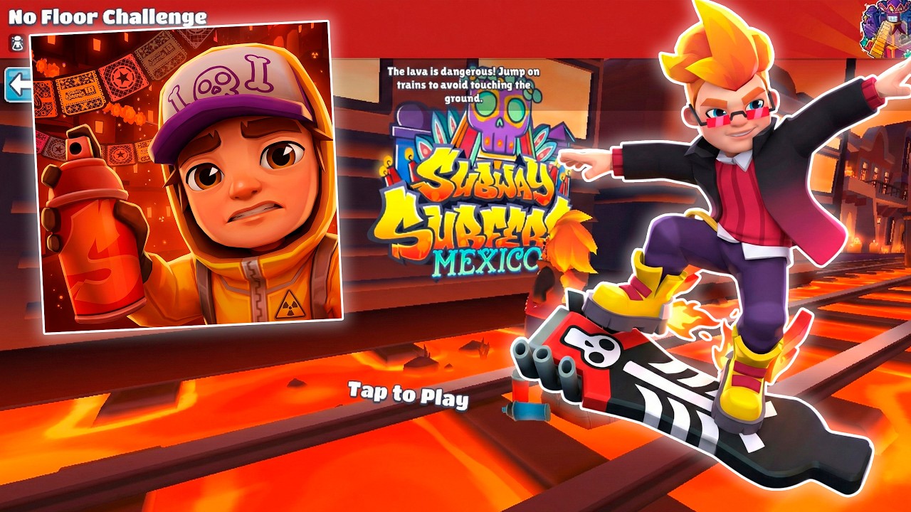 FLOOR IS LAVA in MEXICO 2025! | Subway Surfers NEW Challenge