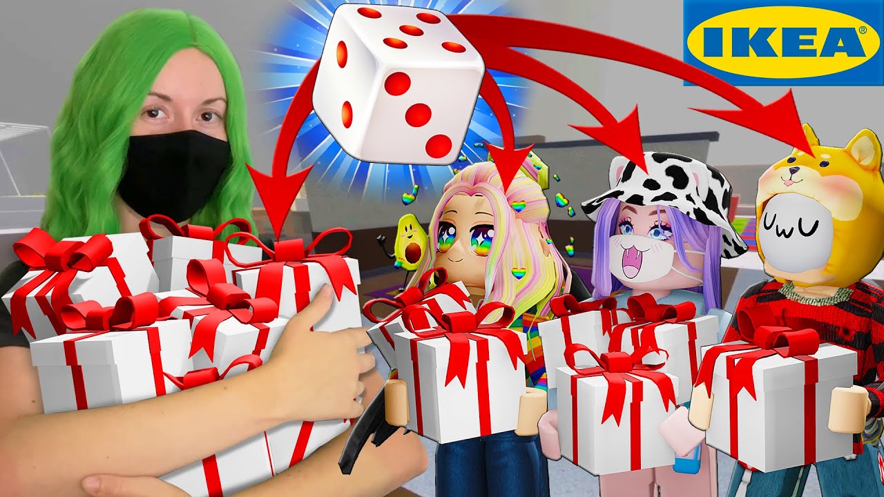 ОТКРЫВАЕМ ПОДАРКИ, НО СКОЛЬКО ИХ БУДЕТ - РЕШАЕТ КУБИК! Roblox 3008