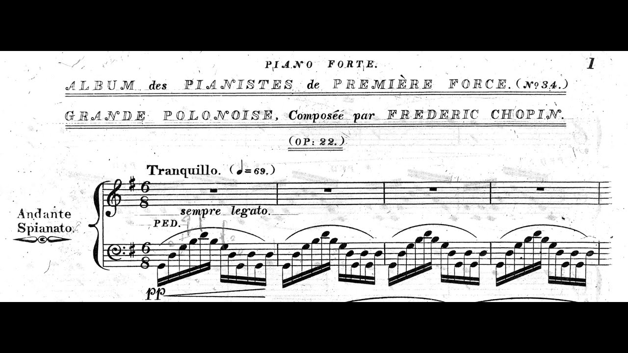 Chopin: Andante spianato et Grande polonaise brilliante, Op. 22 (Samson François, 1959) *HQ Audio*