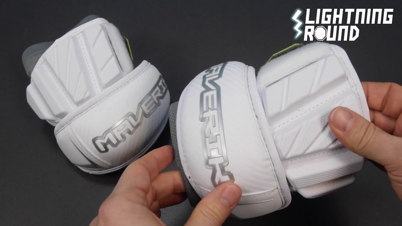 Maverik Max Lacrosse Elbow Pads Lightning Round Video