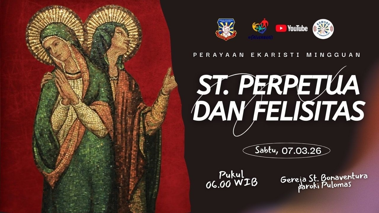 Misa Harian, Sabtu 7 Maret 2026 06.00 WIB - Paroki Pulo Mas ,St. Bonaventura - KAJ