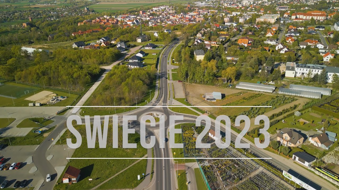 Wiosenny przelot nad miastem Świecie nad Wisłą. Maj 2023. #świecie #wisła #wiosna