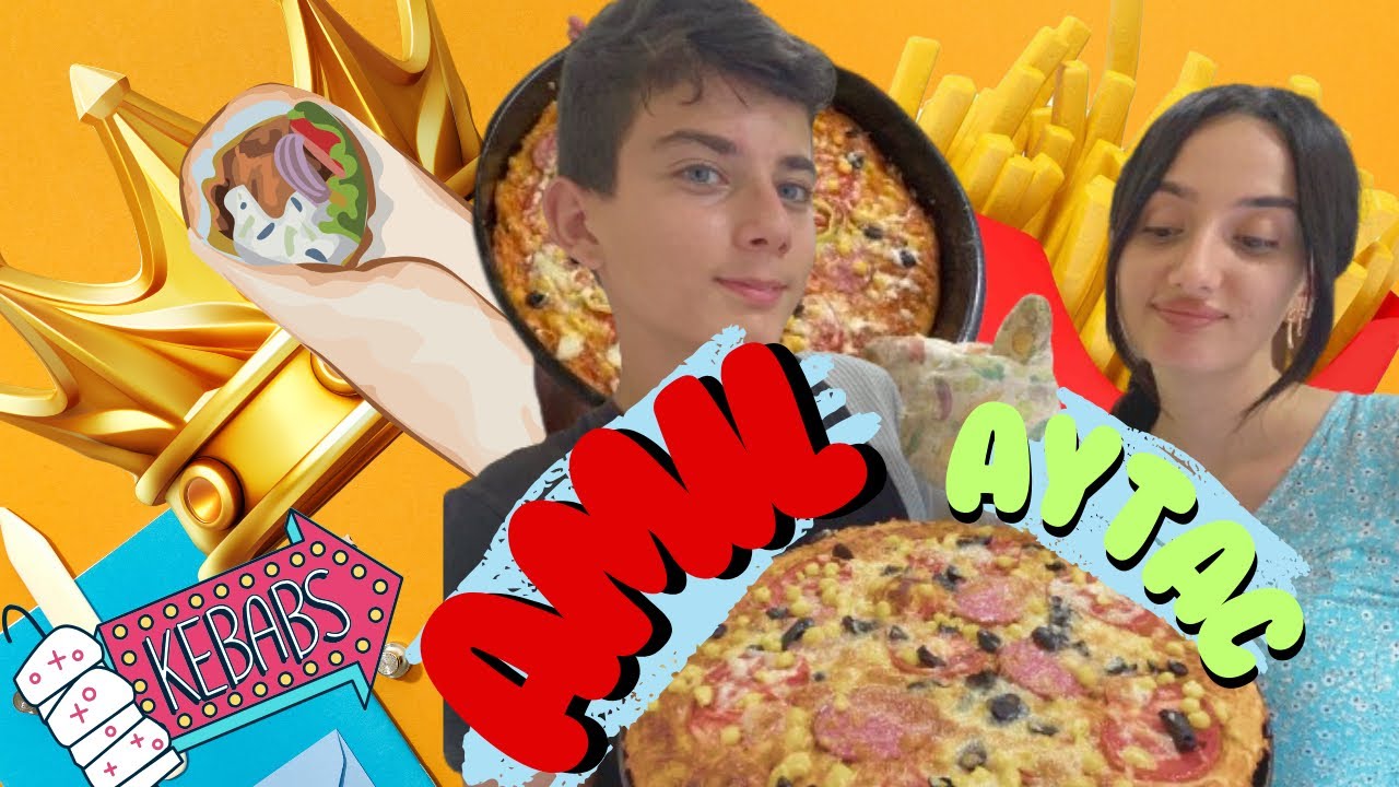 İlk dəfə Pizza bişirdik. (Amillə yarışdıq.O yoxsa mən?)
