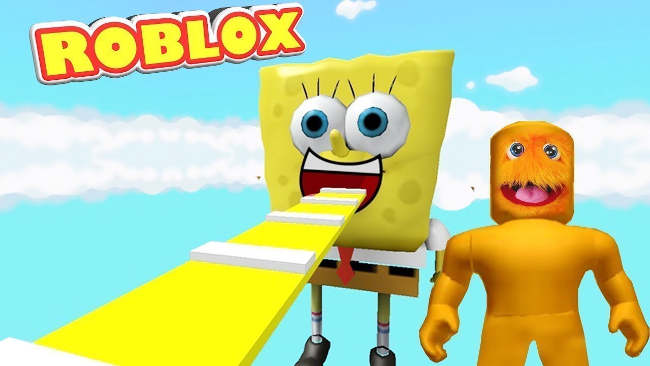 Roblox Escape Spongebob in bloxburg with Fuzzy Puppet! Roblox series roleplay and roblox simulator