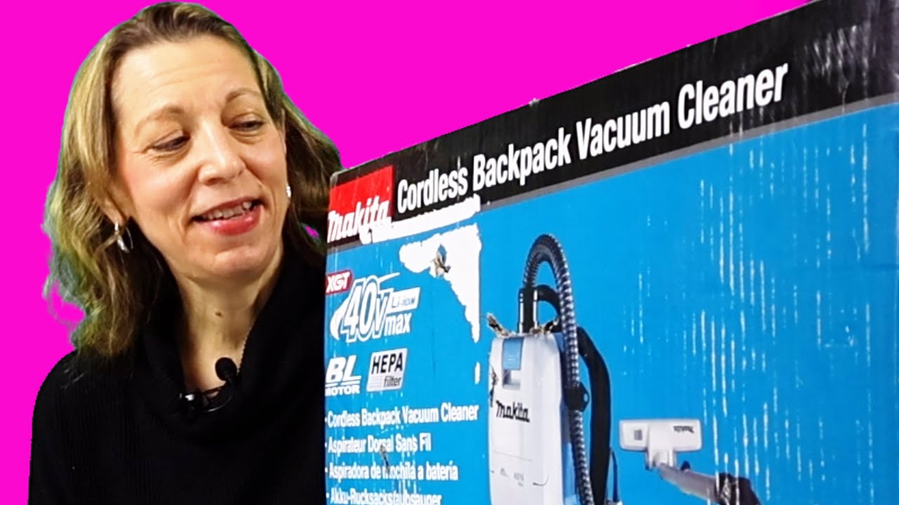 MAKITA 40V Cordless Backpack Vacuum Cleaner UNBOXING, ASSEMBLY, and FIRST IMPRESSIONS