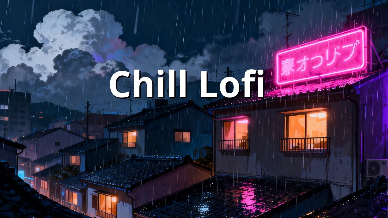 Tokyo Rainy Night 🌧️ Chill Lofi | 深夜BGM