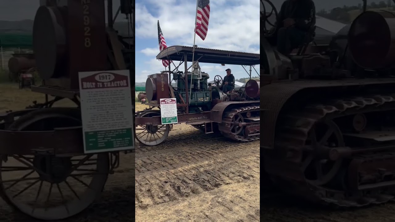 Holt 75 at Best of the West #antiquetractor #steamtractor #caterpillar #tractor #vintagetractor