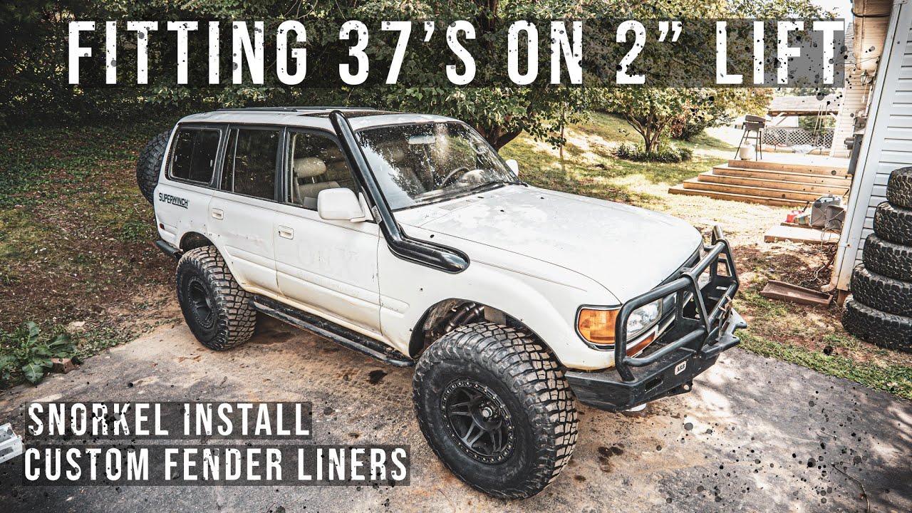 Land Cruiser 80-й серии | Установка 37-дюймовых дисков на 2-дюймовый лифт