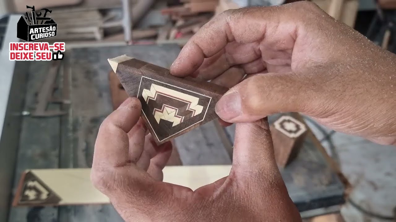 COMO FAZER MARCHETARIA TRIANGULAR PARA GAIOLA / PARTE 2