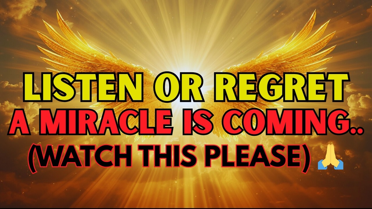 🔴 Chosen One A miracle is coming your way, and if you ignore it today, you may miss it✨🙏