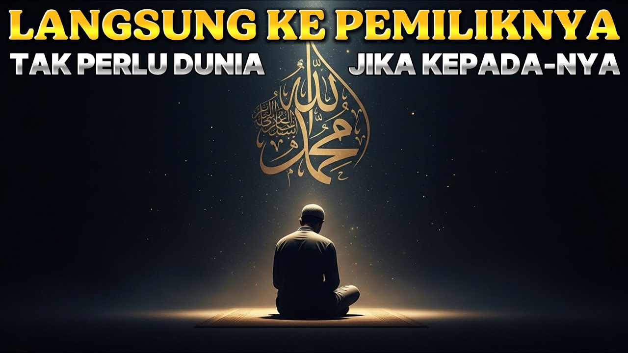 CARA MEMINTA REZEKI LANGSUNG KE PEMILIKNYA, BUKAN KE DUNIA