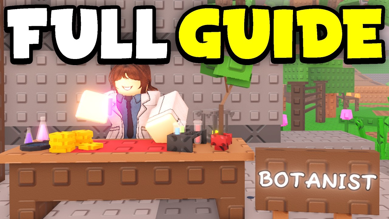 FULL GUIDE for BOTANIST UPDATE in Garden Horizons Roblox