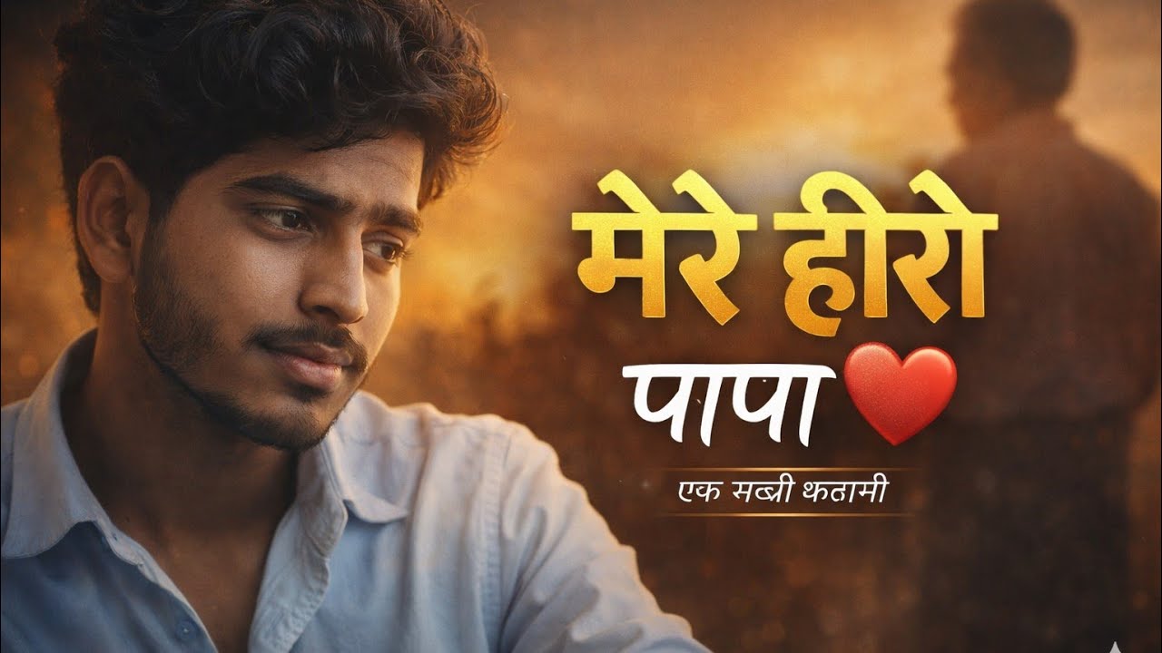 Mere Hero Papa ❤️(मेरे हीरो पापा)| Emotional Father Tribute Song 2026 | Hindi Song#hindirap#love#rap