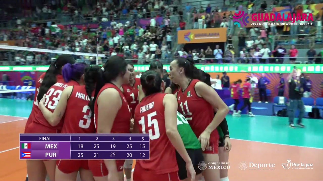 Mexico vs Puerto Rico – Semifinals | NORCECA Women’s Final Six 2025