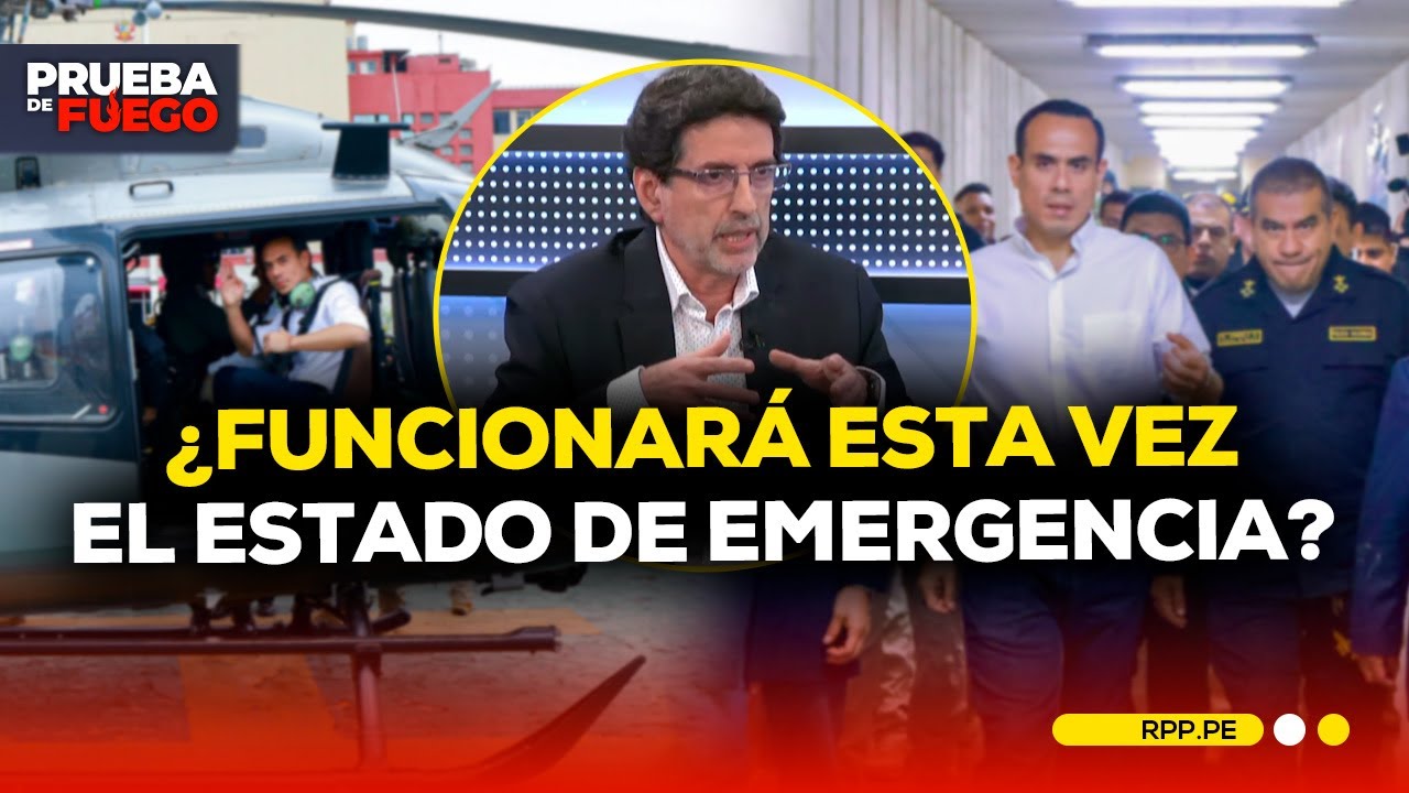 🔴 Estado de emergencia: ¿medida necesaria o respuesta populista ante la delincuencia? #PDFRPP