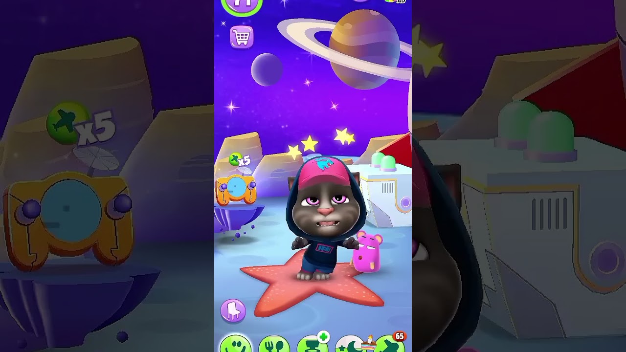 Rolling Tom 😄 #talkingtom #mytalkingtom2 #funny