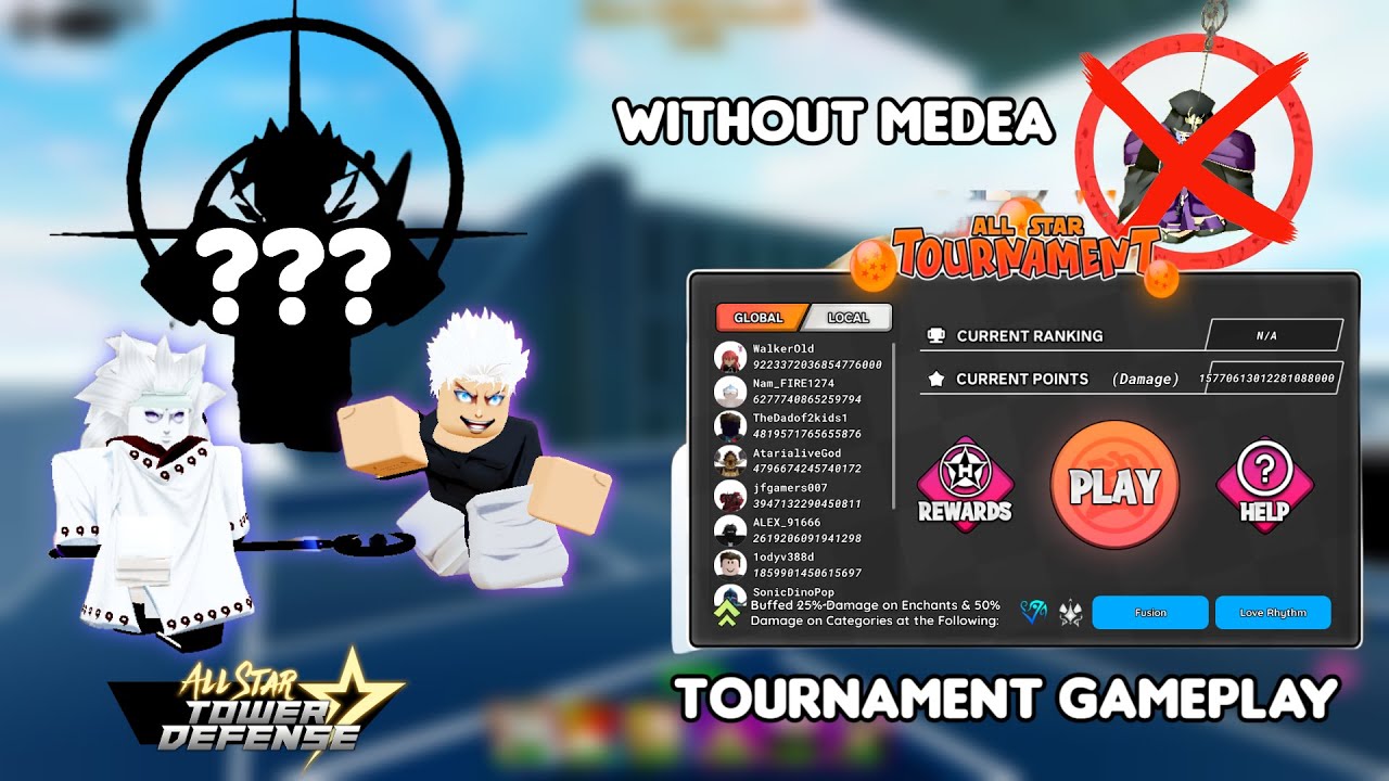 How To Get ??? Dmg In Tournament | Astd | All Star Tower Defense