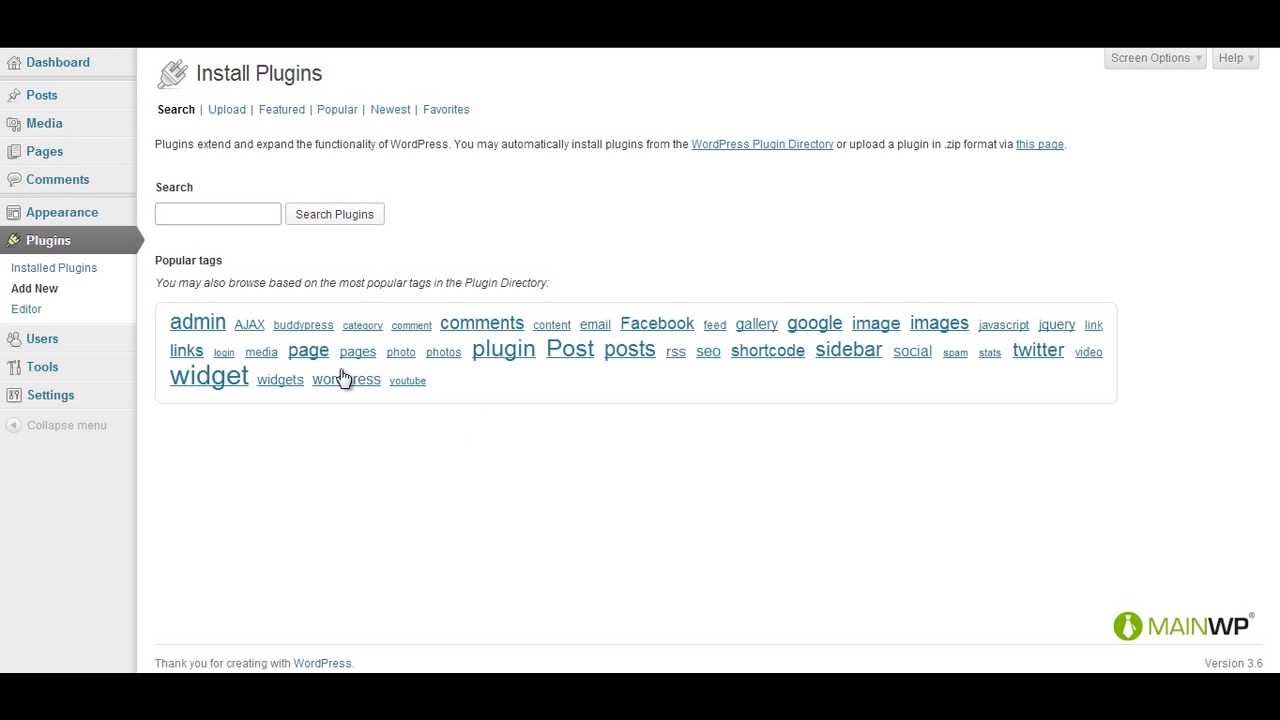 MainWP - Setting up MainWP