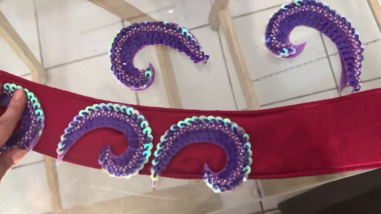 Como bordar um cinto de dança do ventre