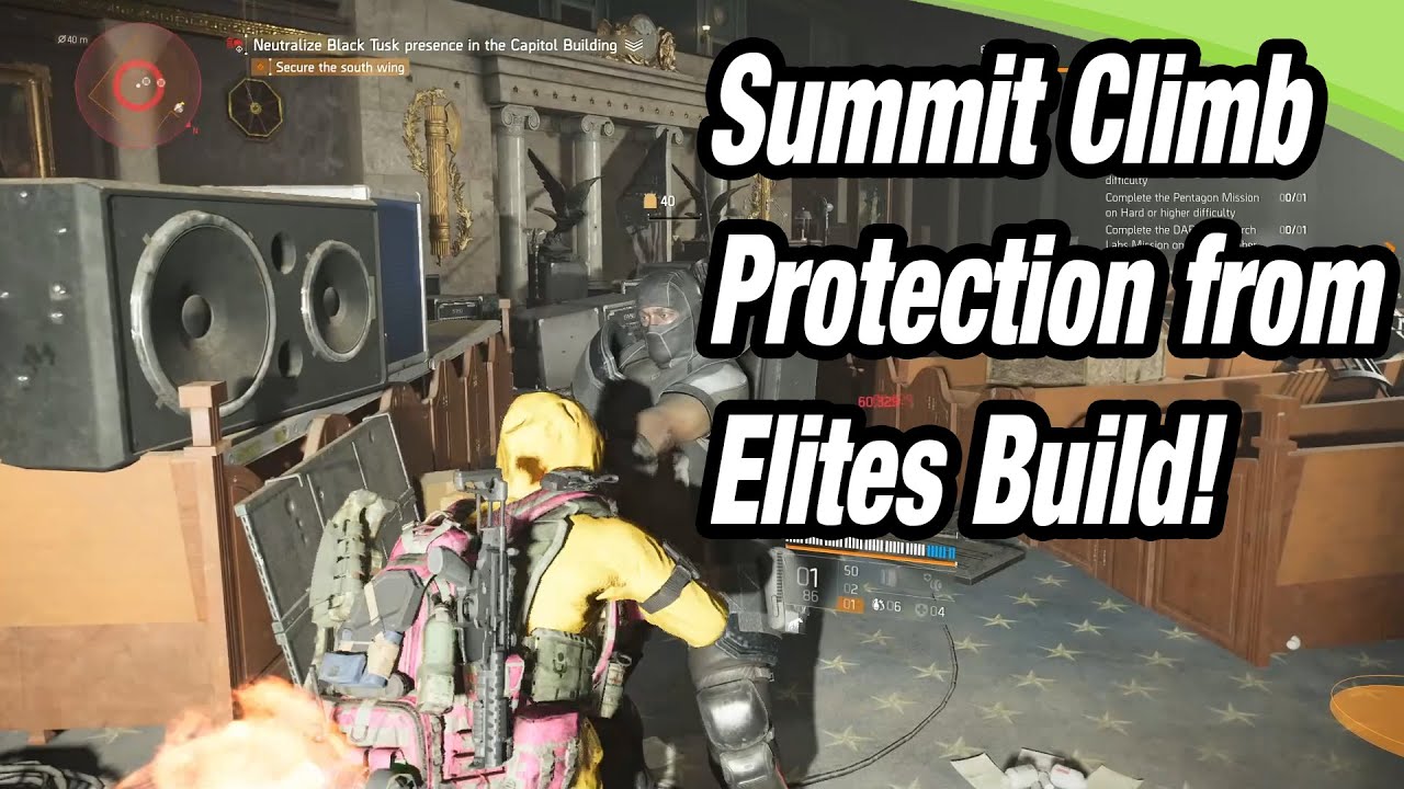 Protection from Elites Summit Climb Build the Division 2