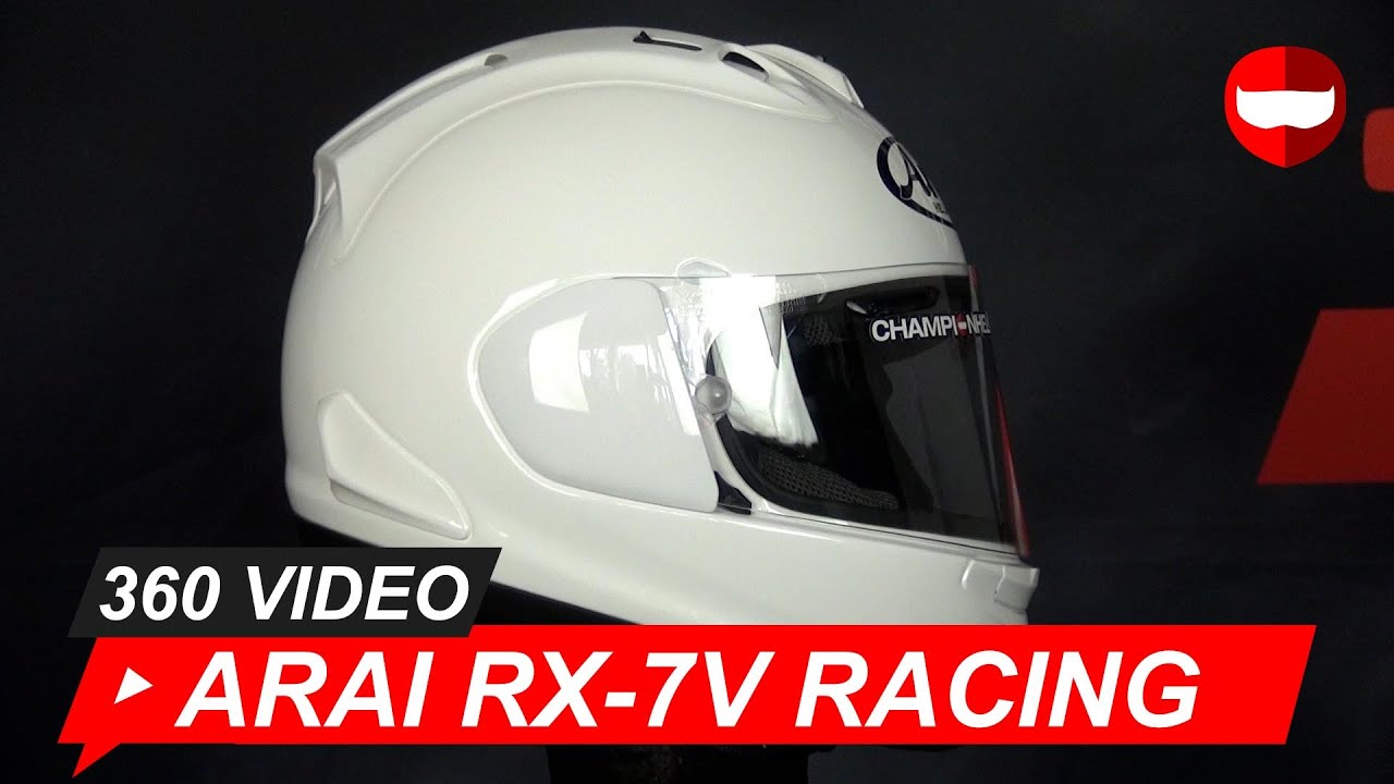 Arai RX-7V Racing Diamond White Полный шлем - ChampionHelmets.com