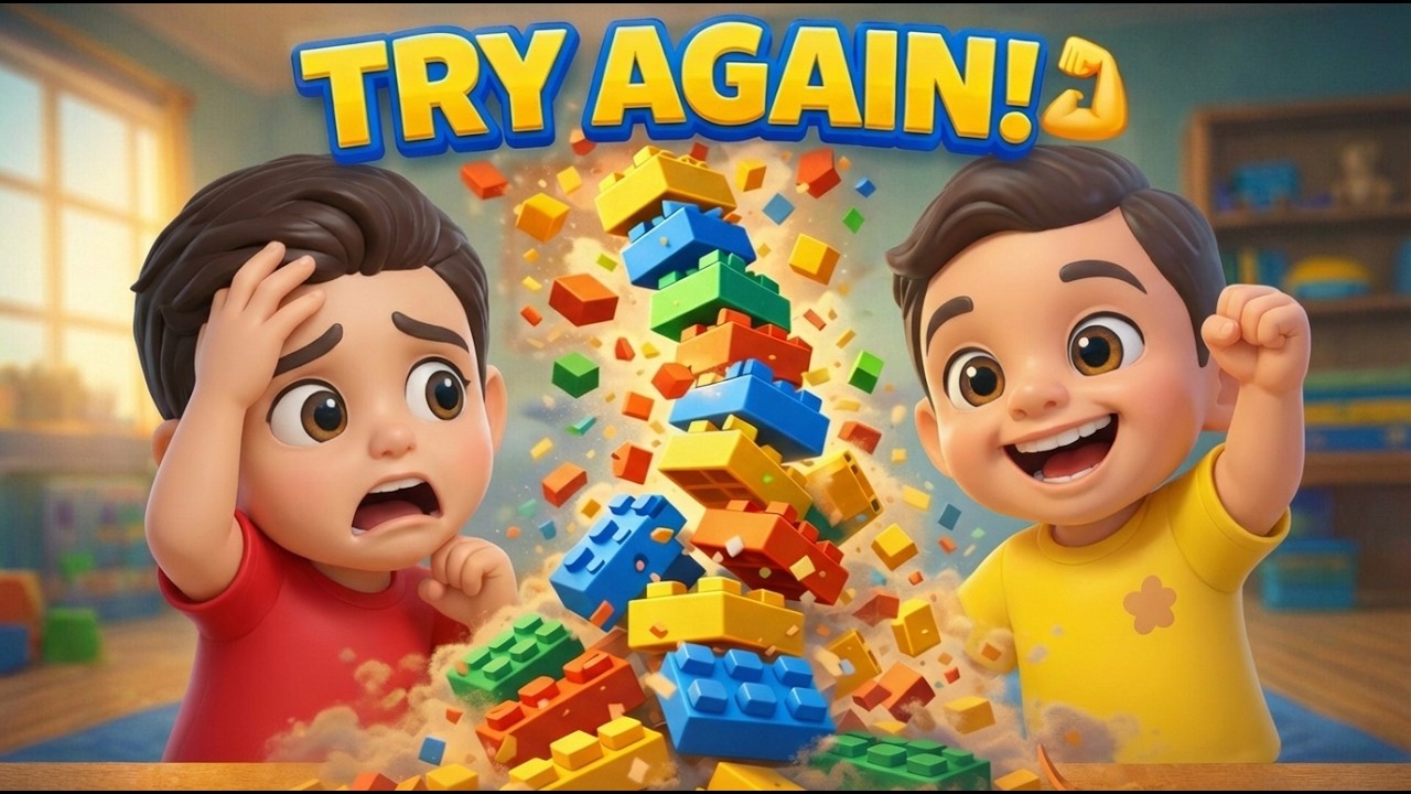 Never Give Up Song for Kids | Mistakes Are Okay🎵 | Song for Kids | Nursery Rhymes | Zizu & Hamudi