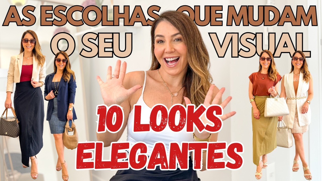 COMO DEIXAR O LOOK ELEGANTE USANDO REGATA | 10 LOOKS PARA A ROTINA