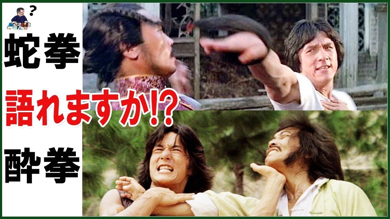 【蛇拳と酔拳】内容語れますか？