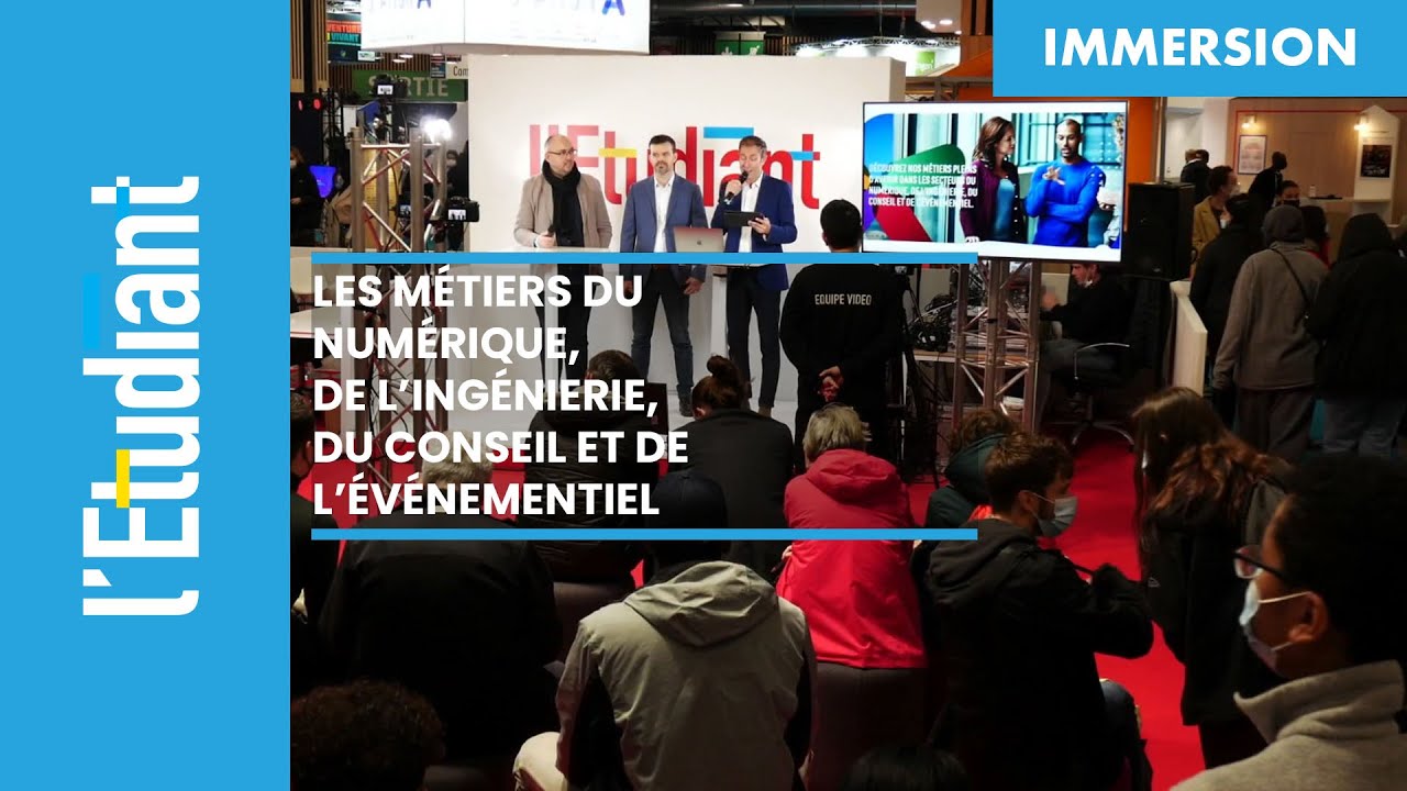 Les métiers du numérique, de l’ingénierie, du conseil et de l’événementiel.
