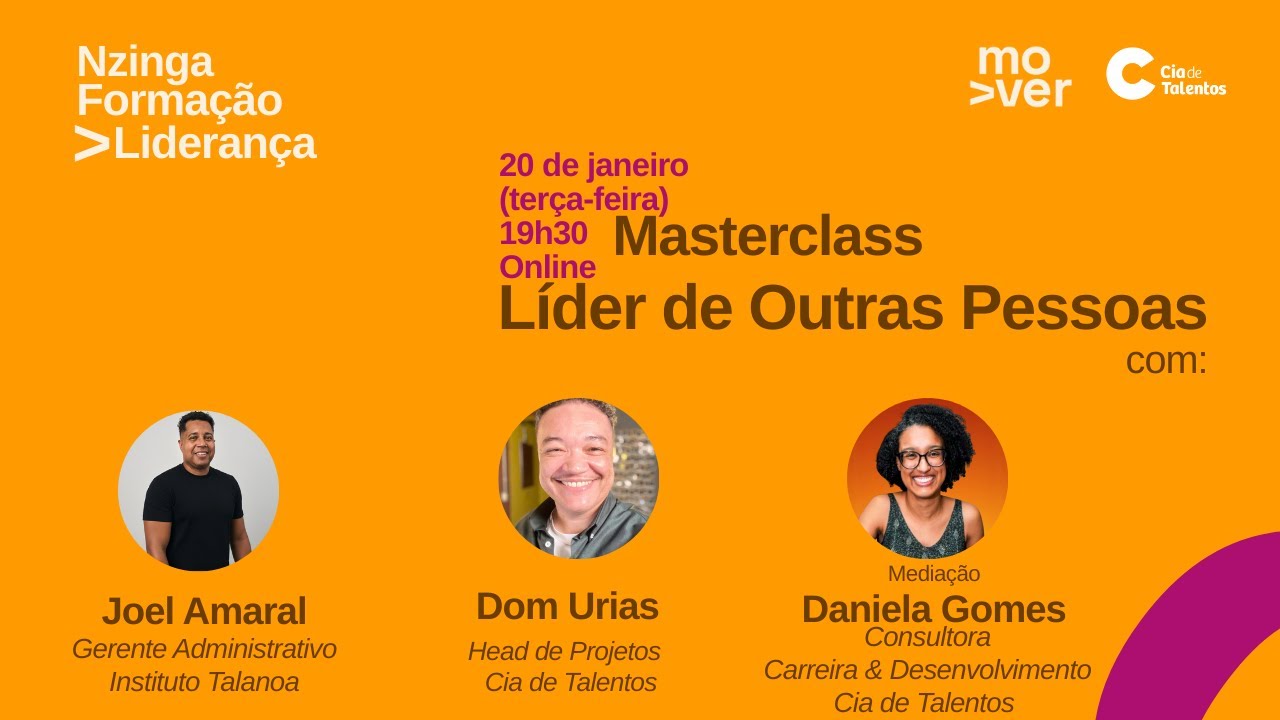 Masterclass - Nzinga | Líder de Outras Pessoas