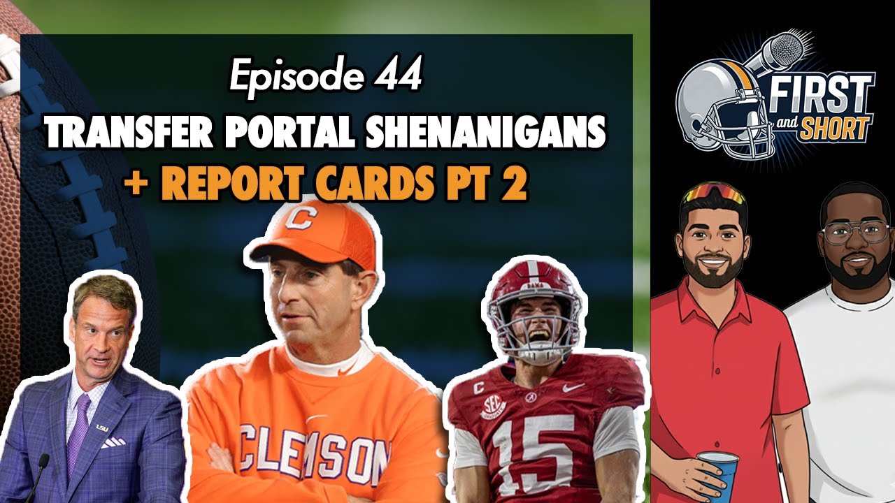 Transfer Portal SHENANIGANS with Clemson and Duke + Alabama, Miami and Michigan Report Cards - Ep 44